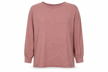 PRETTYLITTLETHING Womens Pink Cotton Pullover Sweatshirt Size 6 Pullover
