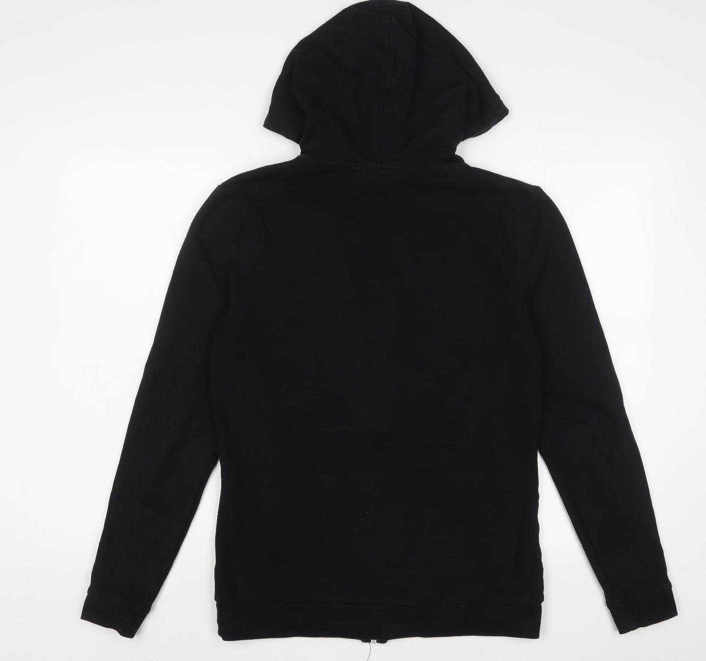 Womens UK Size M ASOS Black Full Zip Hoodie