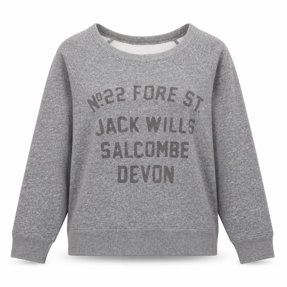 Womens UK Size 8 Jack Wills Grey Pullover Sweatshirt