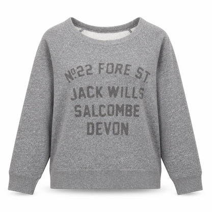 Womens UK Size 8 Jack Wills Grey Pullover Sweatshirt