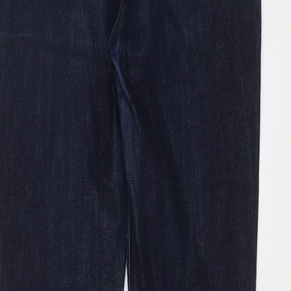 Lee Womens Blue Cotton Skinny Jeans Size 30 in L31 in Regular Zip