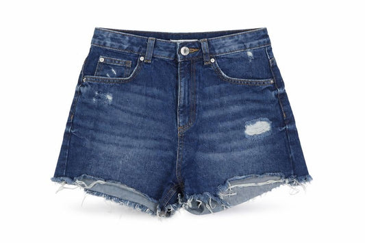 Womens UK Size 8 Denim & Co. Regular Fit Hot Pants Shorts