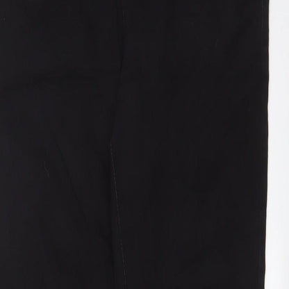 Denim & Co. Womens Black Cotton Skinny Jeans Size 14 L28 in Regular Zip