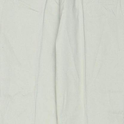 Classic Womens Green Cotton Skinny Jeans Size 12 L27 in Regular Zip