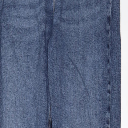 Womens UK Size 10 RESERVED Regular Fit Skinny Blue Jeans