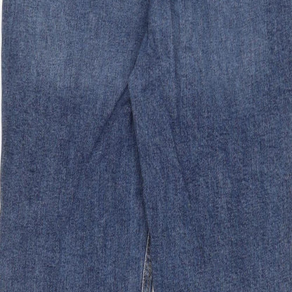 Womens UK Size 10 RESERVED Regular Fit Skinny Blue Jeans