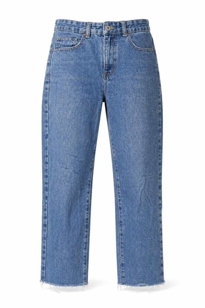 Womens UK Size 10 Cotton On Regular Fit Straight Blue Jeans