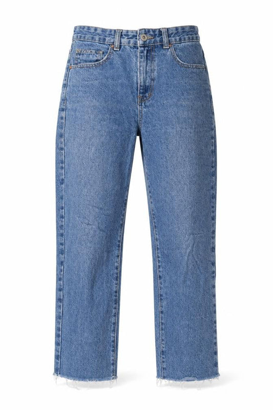 Womens UK Size 10 Cotton On Regular Fit Straight Blue Jeans