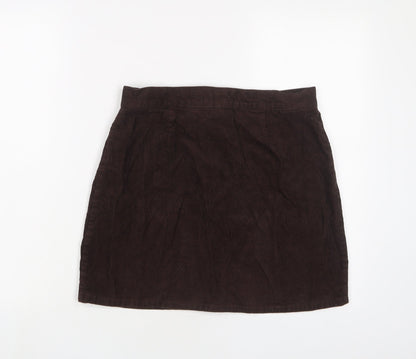 Womens UK Size 14 Denim & Co. A-Line Corduroy Skirt