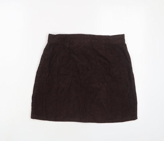 Womens UK Size 14 Denim & Co. A-Line Corduroy Skirt