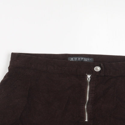 Womens UK Size 14 Denim & Co. A-Line Corduroy Skirt