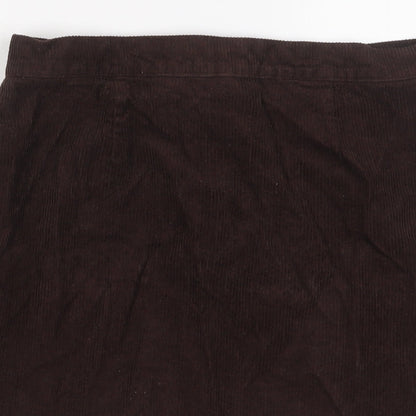 Womens UK Size 14 Denim & Co. A-Line Corduroy Skirt
