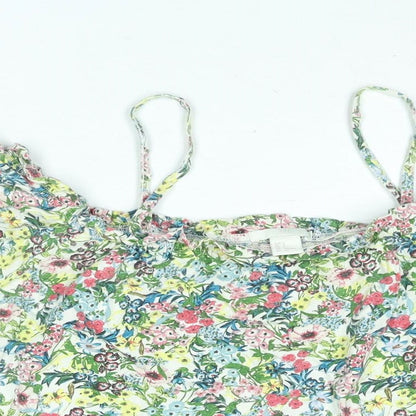 Womens UK Size S H&M Multicoloured Basic Blouse