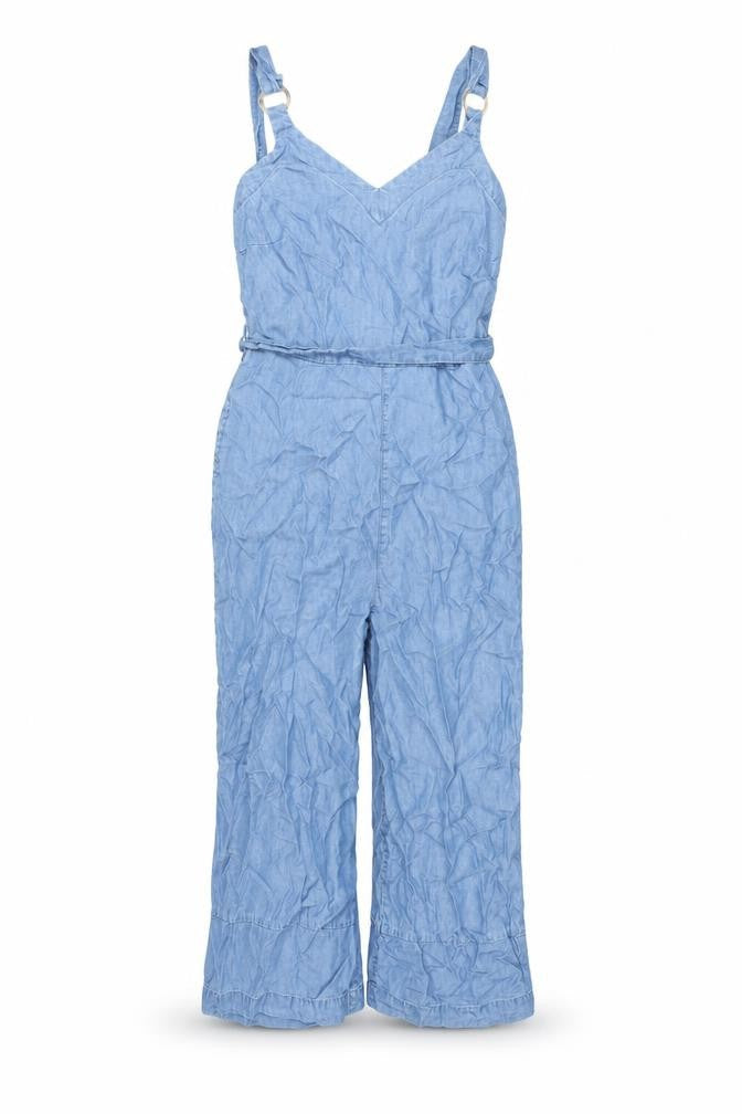 Womens UK Size 10 F&F One-Piece Blue Jumpsuit