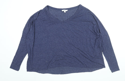 Womens UK Size 12 NEXT Blue Basic Blouse