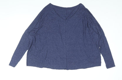 Womens UK Size 12 NEXT Blue Basic Blouse