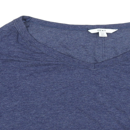 Womens UK Size 12 NEXT Blue Basic Blouse
