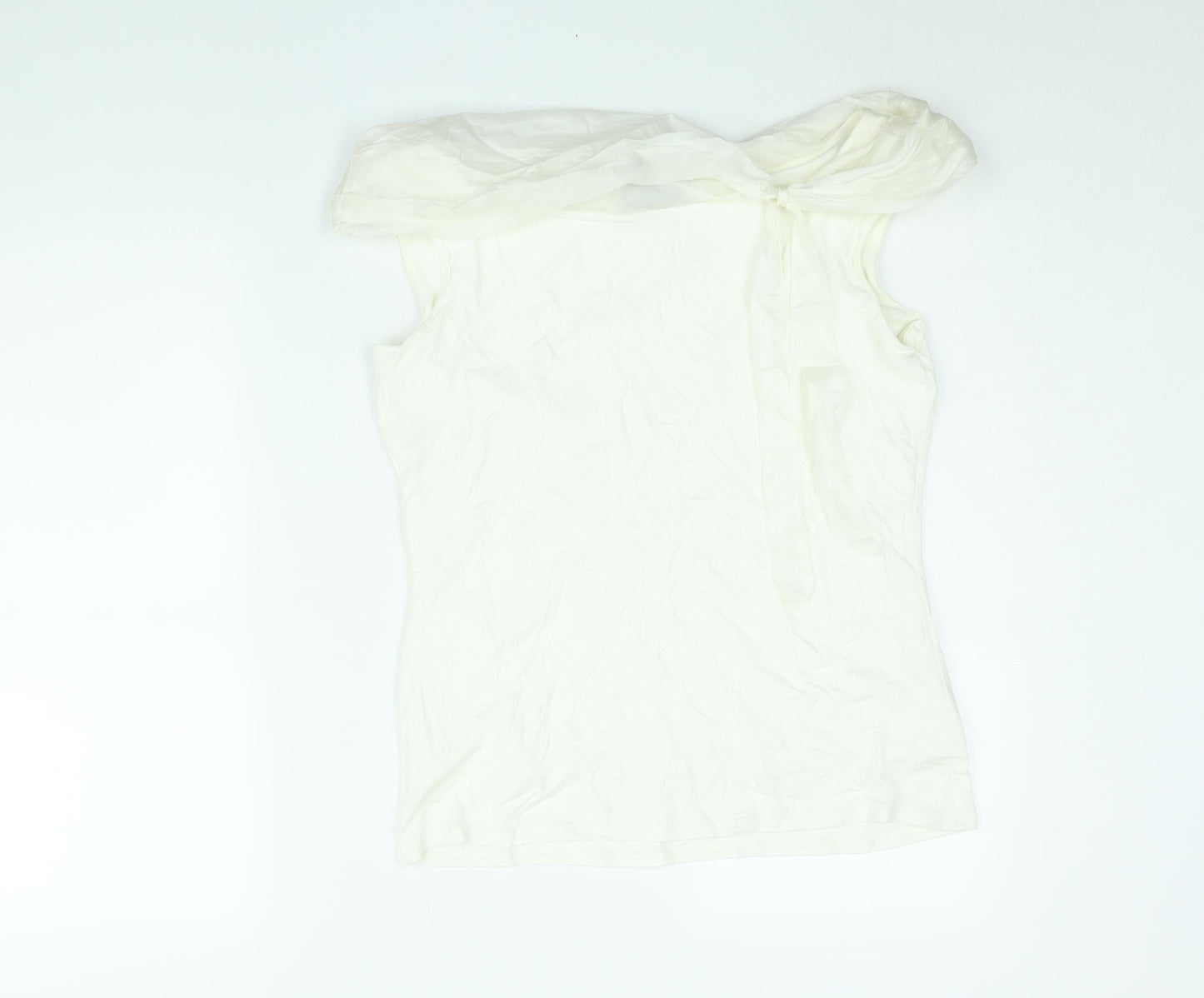 Womens UK Size 14 Principles White Basic Blouse