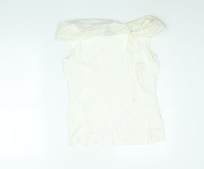 Womens UK Size 14 Principles White Basic Blouse