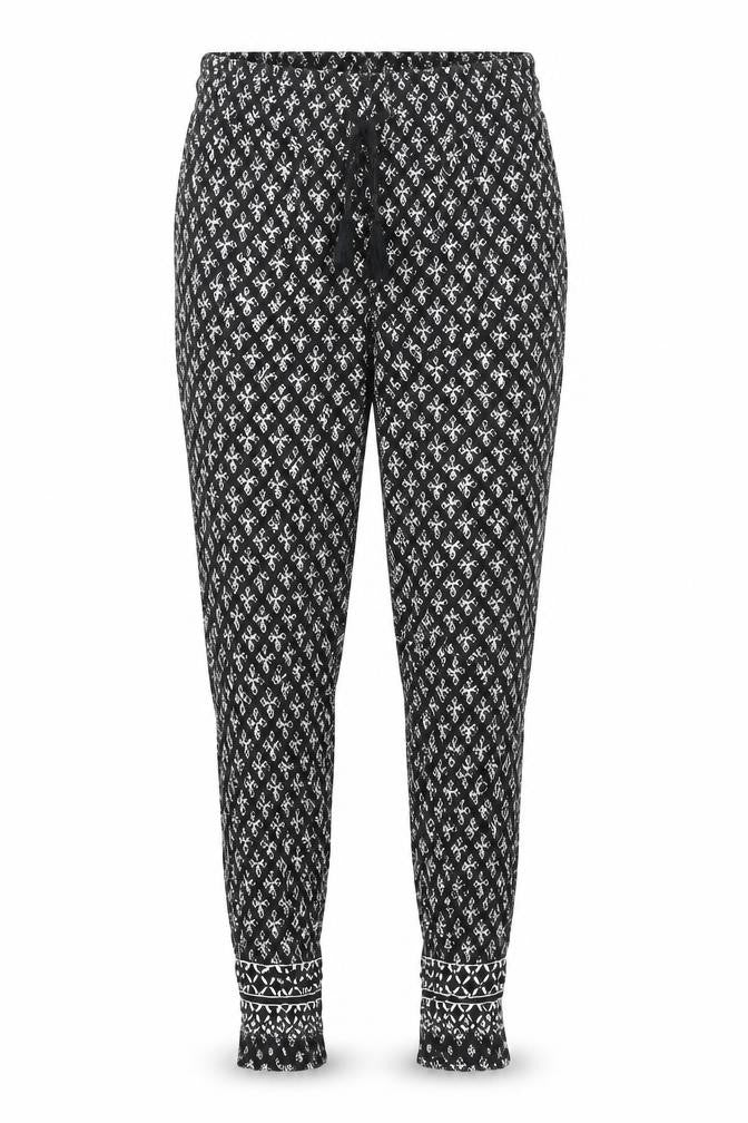 Womens UK Size 6 New Look Regular Fit Harem Black Trousers