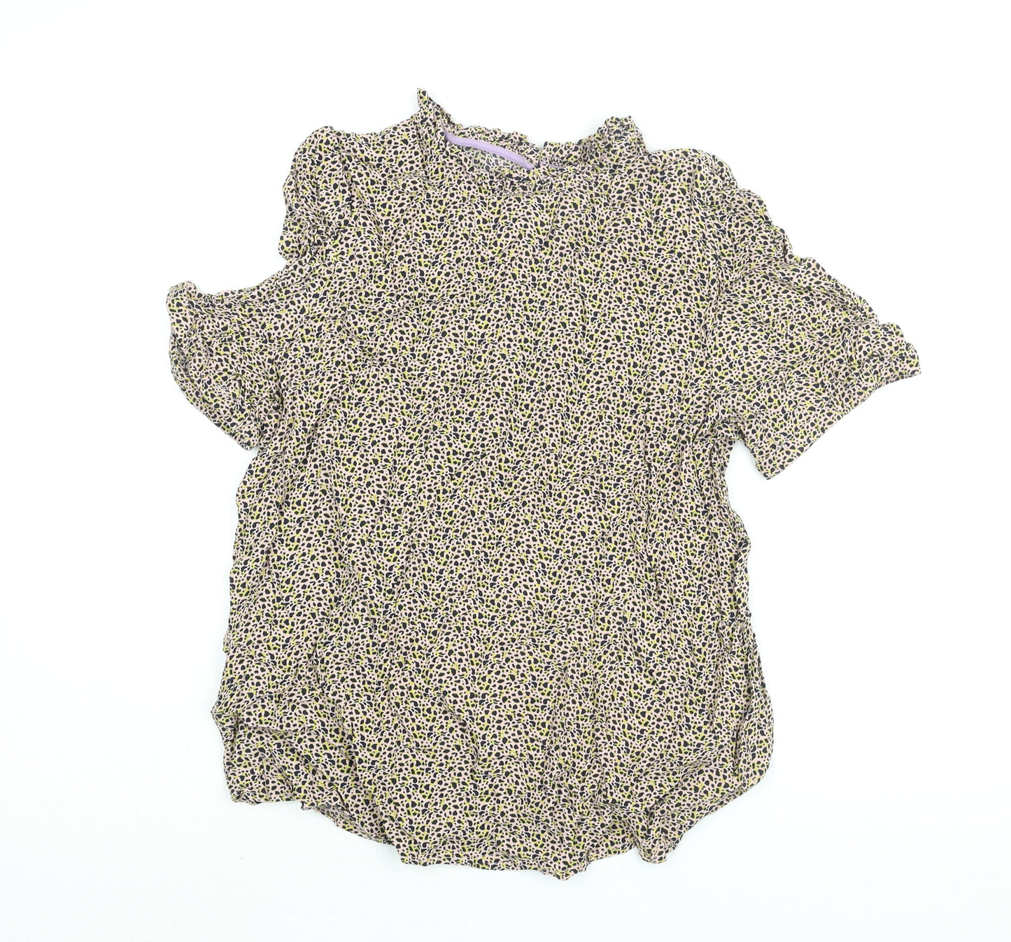 Womens UK Size 12 Numph Multicoloured Basic Blouse