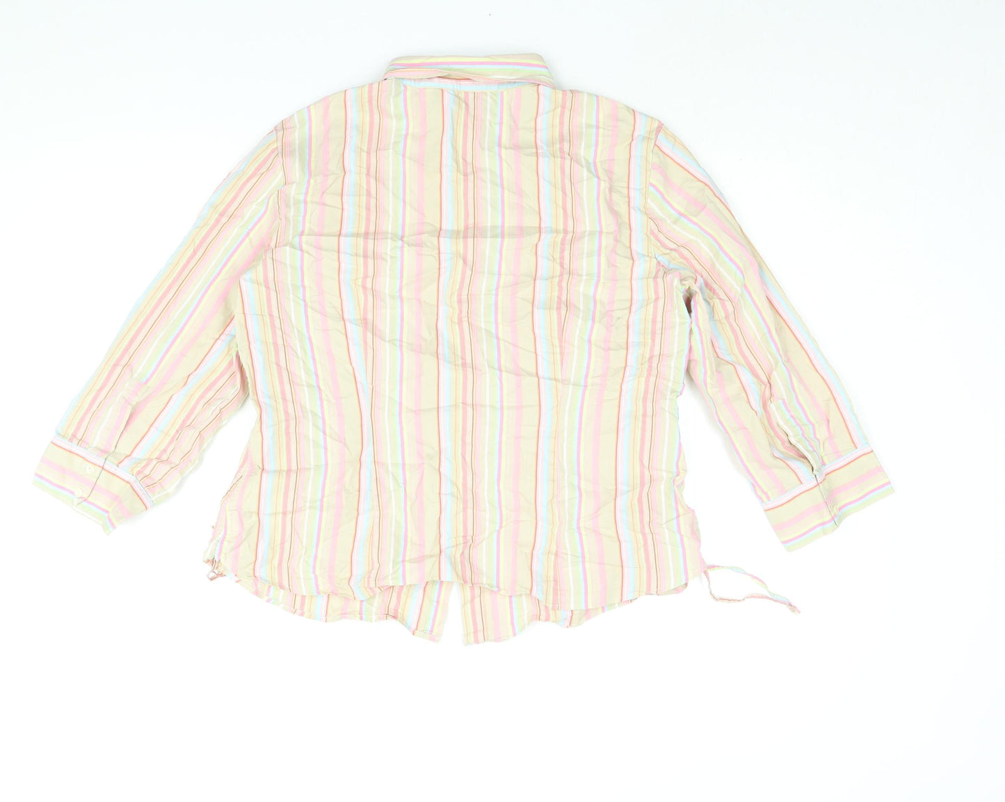 Womens UK Size 18 NEXT Multicoloured Basic Button-Up