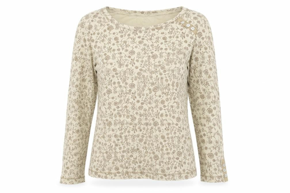 Womens UK Size S M&Co Beige Basic T-Shirt