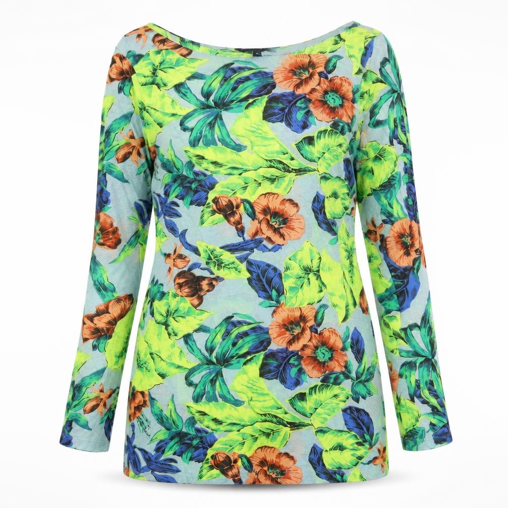 Womens UK Size M French Connection Multicoloured Basic Blouse