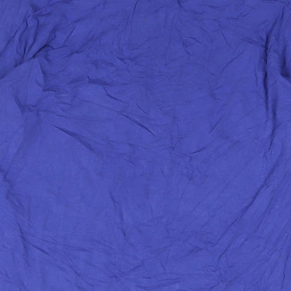 Womens UK Size 14 Marks and Blue Basic Blouse