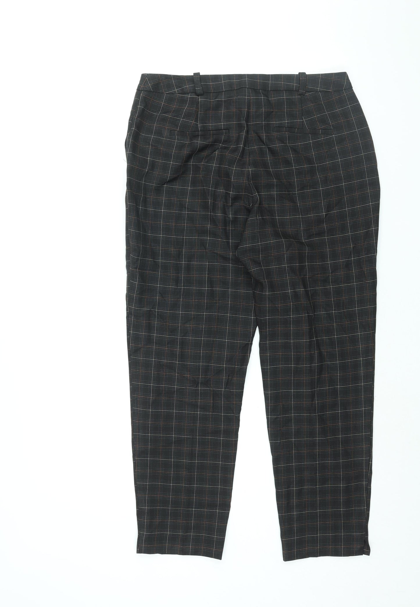 Womens UK Size 12 Dorothy Perkins Regular Fit  Black Trousers