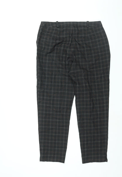 Womens UK Size 12 Dorothy Perkins Regular Fit  Black Trousers