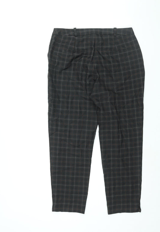Womens UK Size 12 Dorothy Perkins Regular Fit  Black Trousers