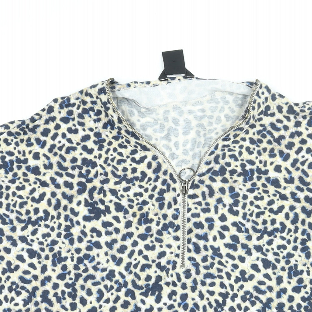 Womens UK Size S Lindex Multicoloured Basic Blouse