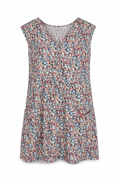 Jopules Womens Multicoloured Floral Viscose Mini Size 14 V-Neck Pullover