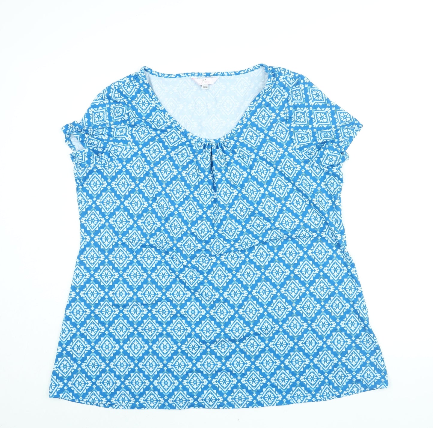 Womens UK Size 20 Julipa Blue Basic Blouse