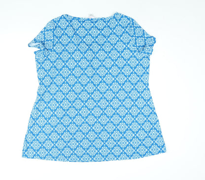 Womens UK Size 20 Julipa Blue Basic Blouse