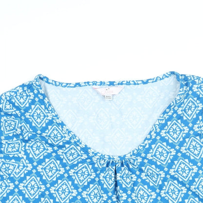 Womens UK Size 20 Julipa Blue Basic Blouse