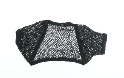 Womens UK Size M NEXT Black Shrug Jumper