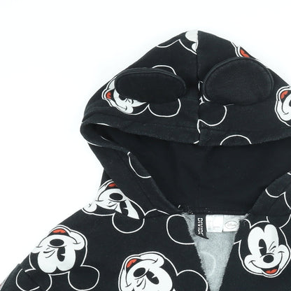 Womens UK Size S Divided by H&M Black Pullover Hoodie