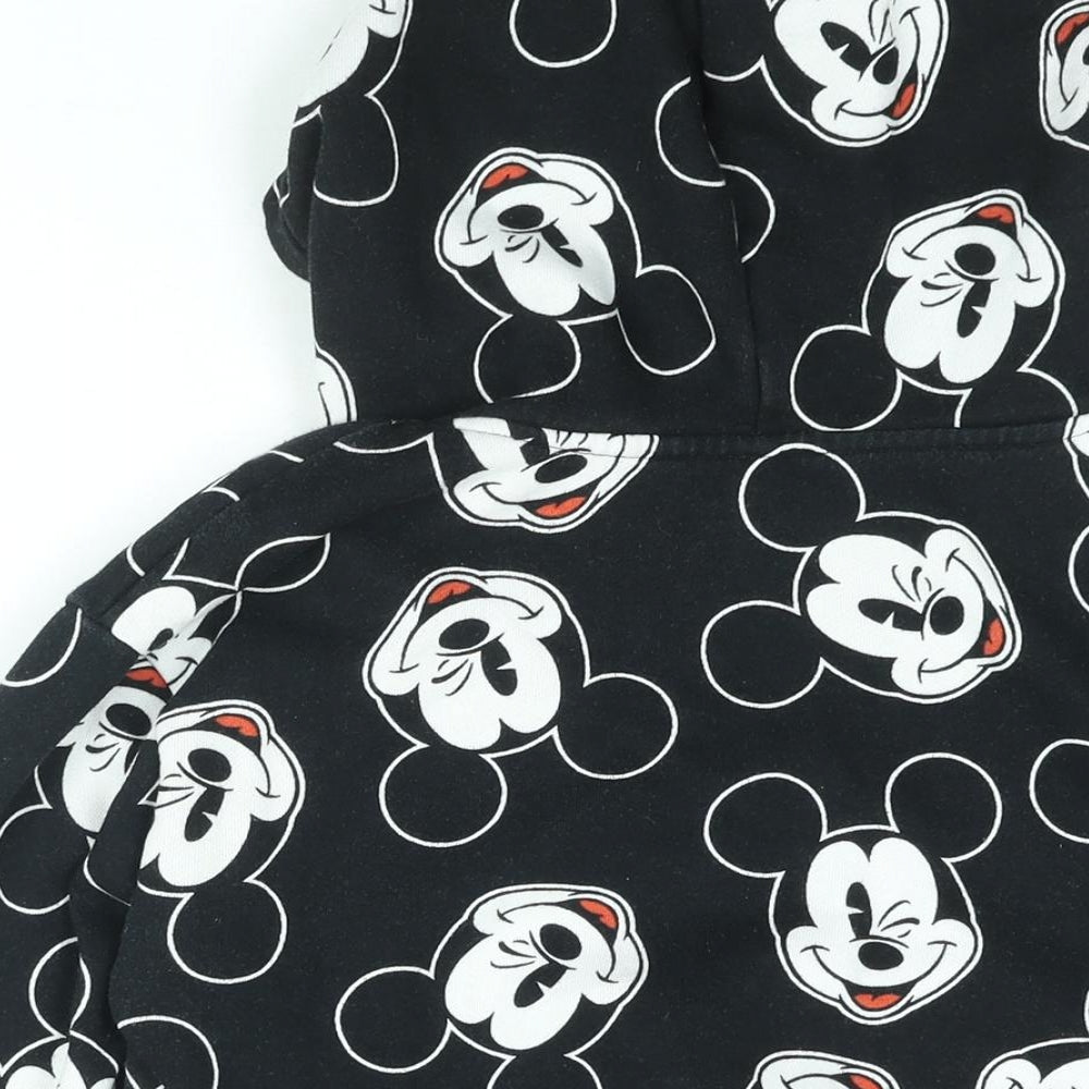 Womens UK Size S Divided by H&M Black Pullover Hoodie
