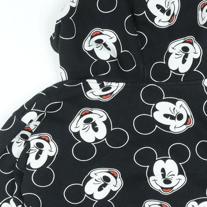 Womens UK Size S Divided by H&M Black Pullover Hoodie