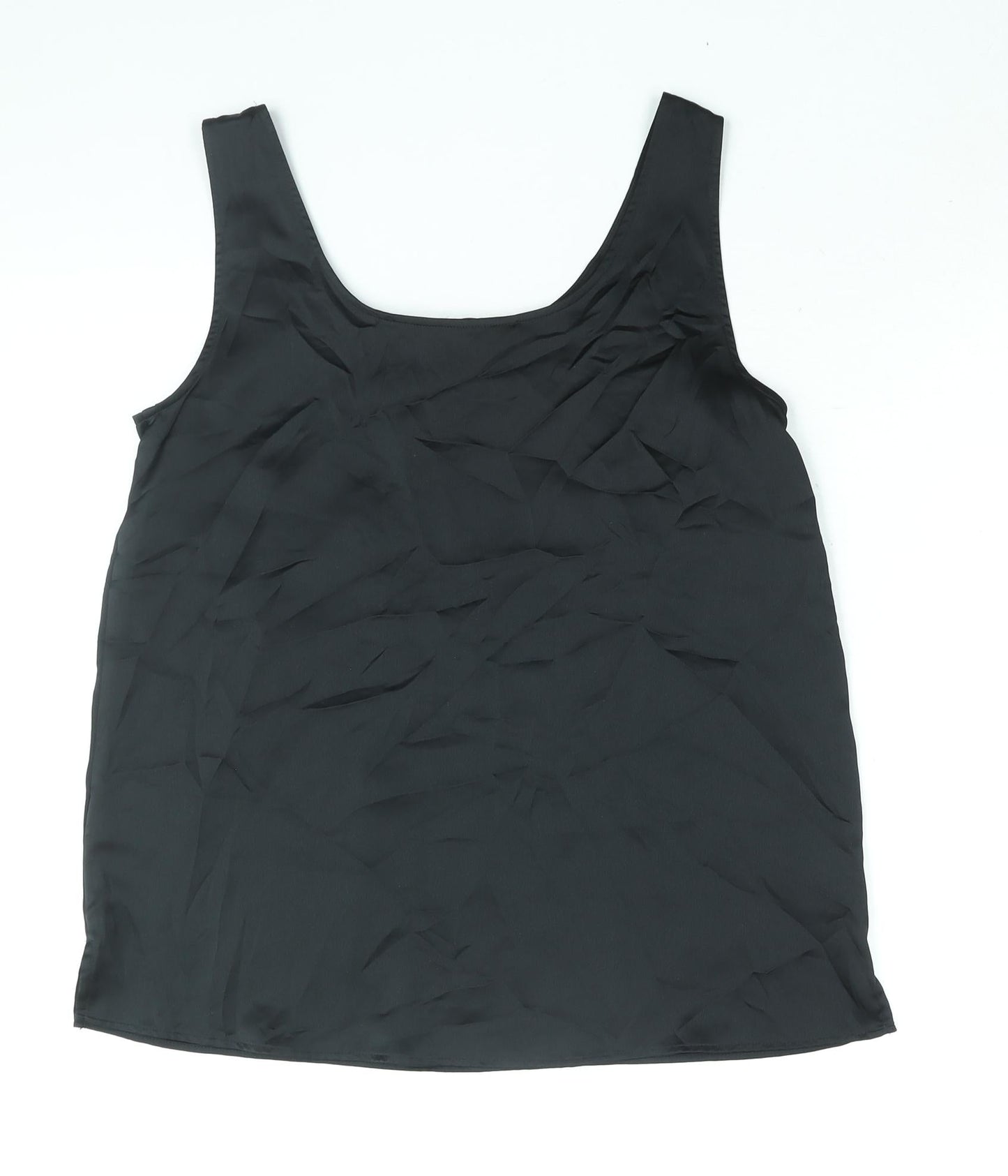 Womens UK Size 10 Marks and Spencer Black Camisole Blouse