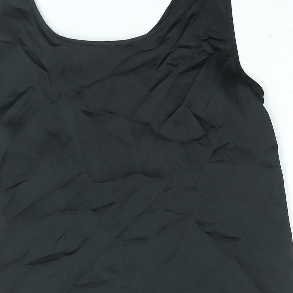 Womens UK Size 10 Marks and Spencer Black Camisole Blouse