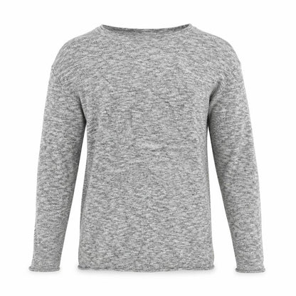 DNM Dissident Mens Grey Round Neck Cotton Pullover Jumper Size S Long Sleeve