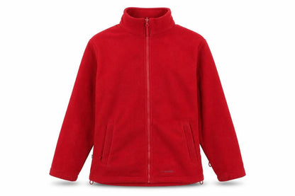 Womens UK Size 12 Mountain Life Red Full Zip Jumper