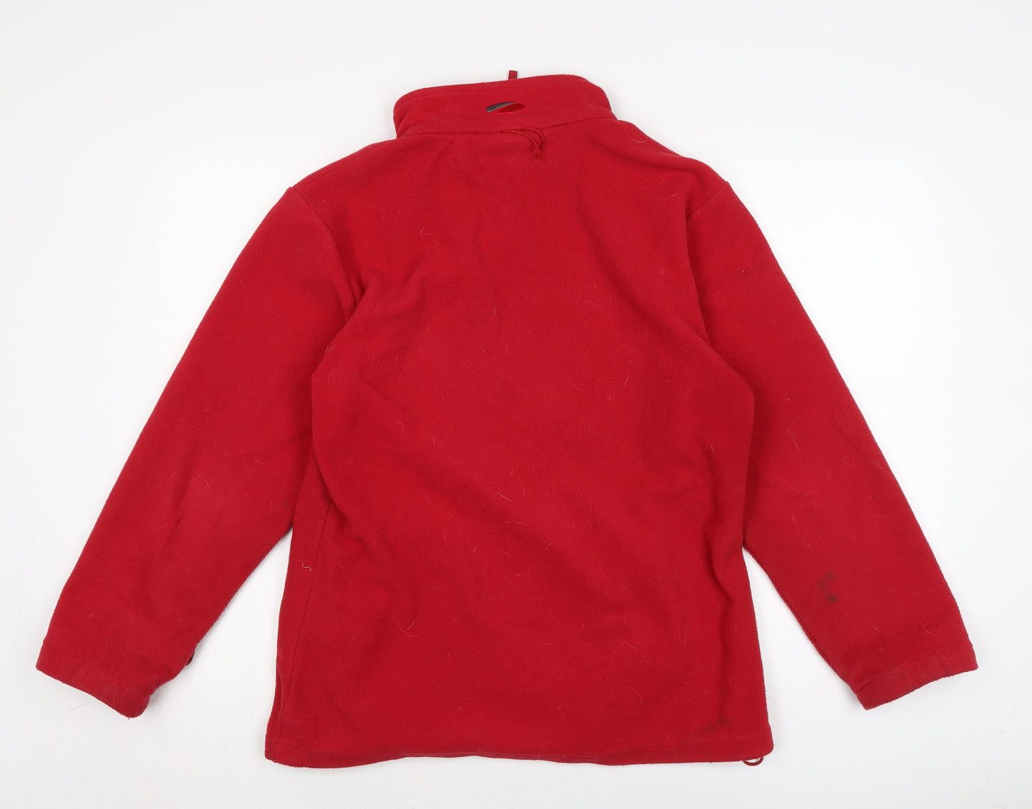 Womens UK Size 12 Mountain Life Red Full Zip Jumper