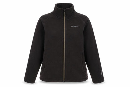 Merrell Womens Brown Cowl Neck Polyester Full Zip Jumper Size M
