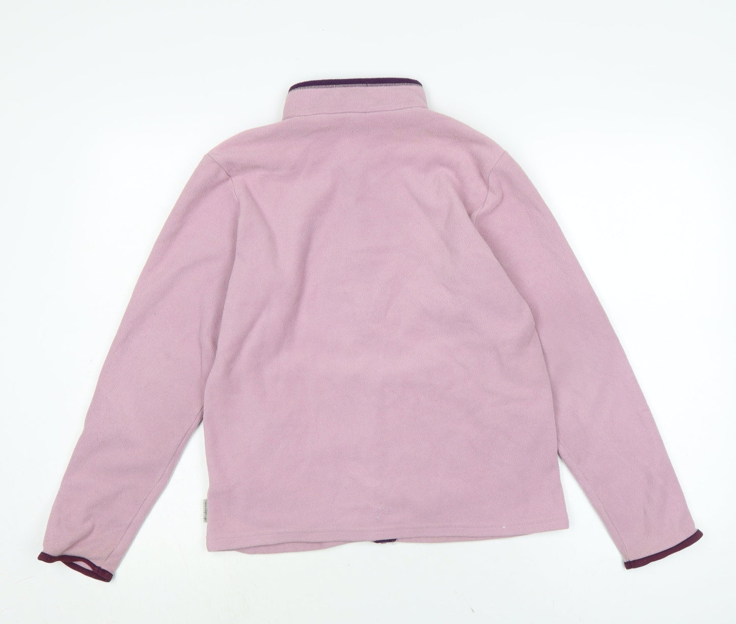 Womens UK Size 14 Quechua Purple Full Zip Jumper