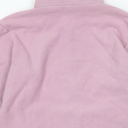 Womens UK Size 14 Quechua Purple Full Zip Jumper