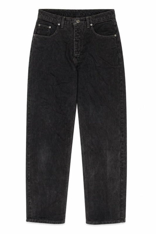 Custom Company Womens Grey Cotton Straight Jeans Size 26 in L28 in Regular Zip
